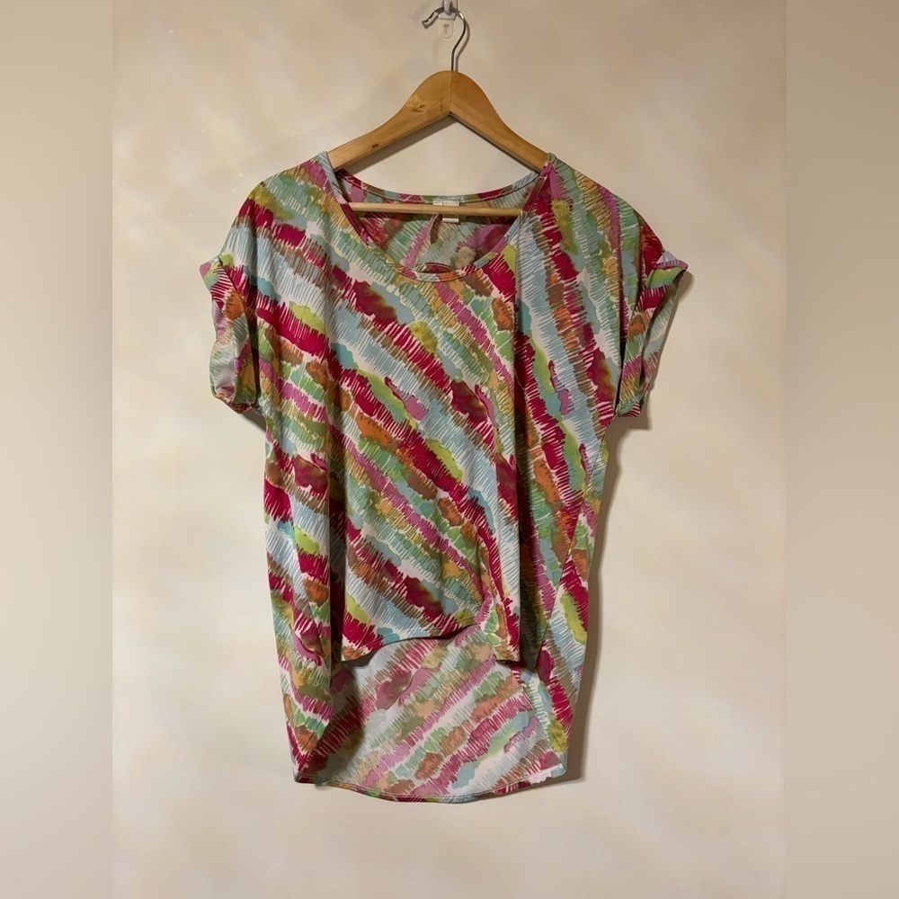 Auction listing-Poet-Multi Color Short sleeve shirt